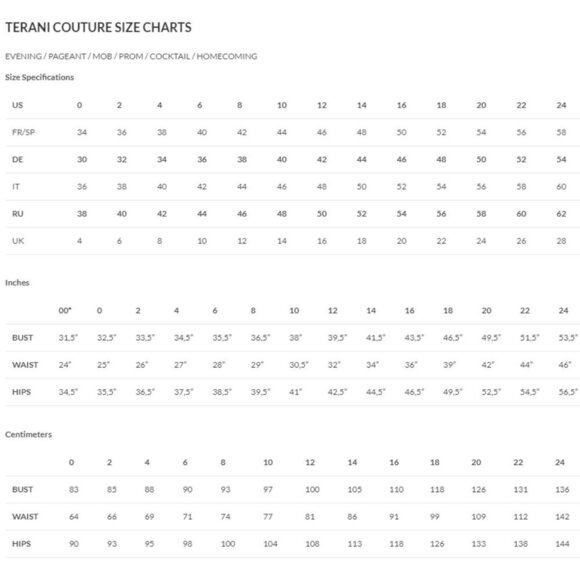 NWT Terani Couture 1912P8083 Cocktail Dress Blue size 0 - Picture 4 of 5